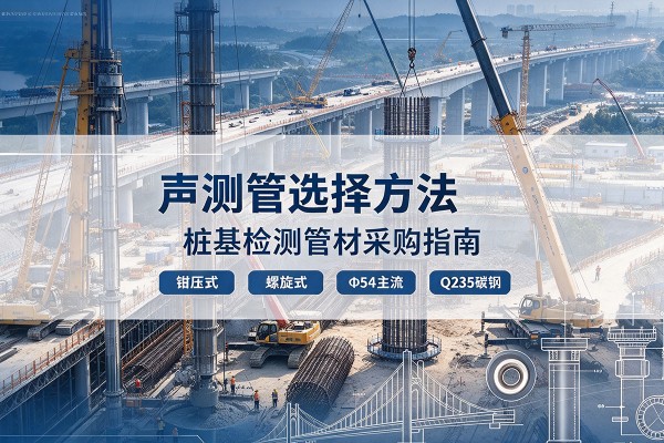 巢湖声测管选型标准