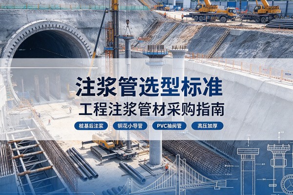 巢湖注浆管选型标准