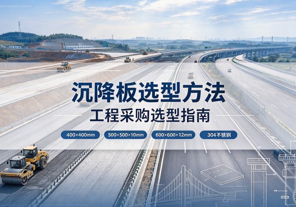 巢湖沉降板选择方法