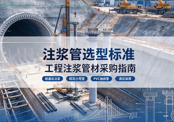 巢湖注浆管选型标准